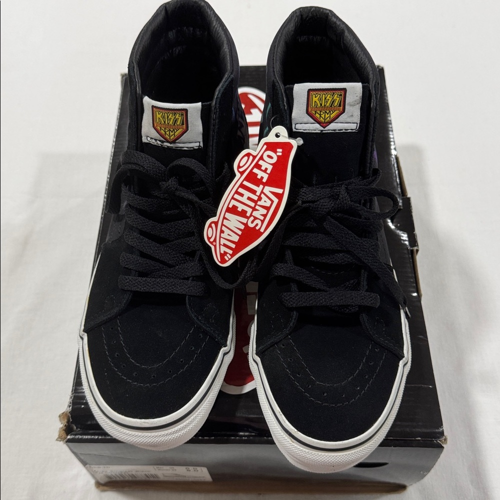 Vans Kiss Black High-Tops Sneakers